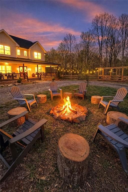 5 bedroom, 5 bathroom, 2,871 sq ft single family residence for sale at 243 Sunset Circle, Dahlonega, GA 30533 — photo 2