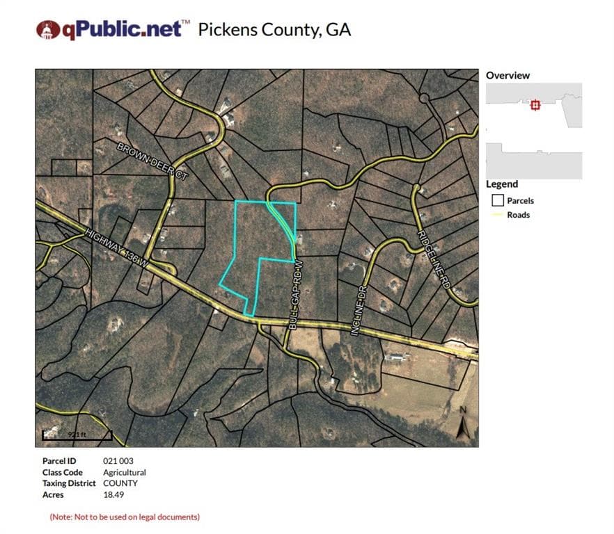 unimproved land for sale at 64 Bull Gap Road, Talking Rock, GA 30175 — photo 1 of 11