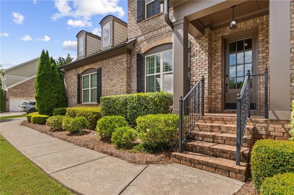 6 bedroom, 5 bathroom, 6,021 sq ft single family residence for sale at 12460 Pindell Circle, Alpharetta, GA 30004