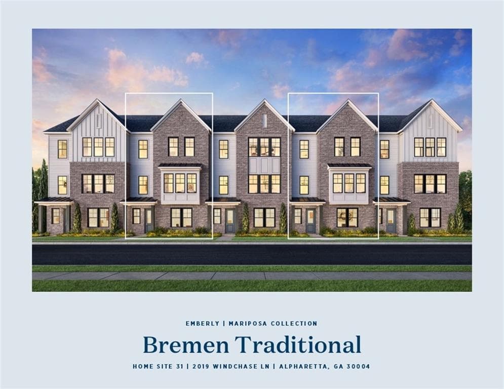3 bedroom, 4 bathroom, 2,631 sq ft townhouse for sale at 2019 Windchase Lane, Alpharetta, GA 30004