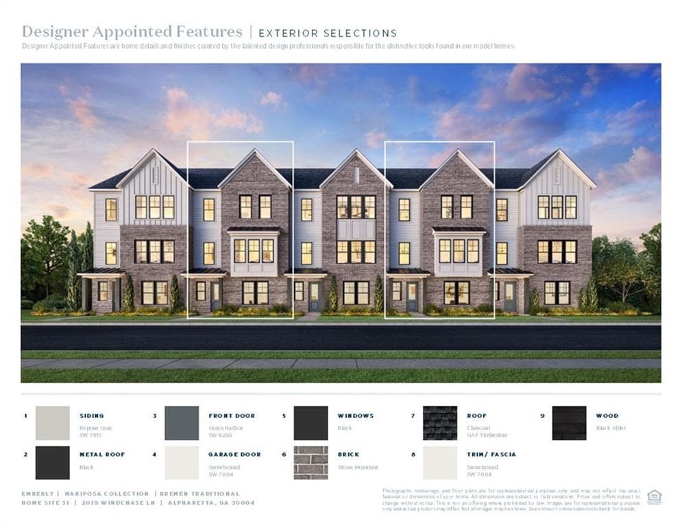 3 bedroom, 4 bathroom, 2,631 sq ft townhouse for sale at 2019 Windchase Lane, Alpharetta, GA 30004 — photo 2