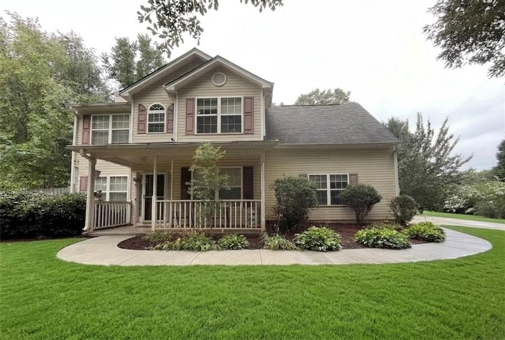 4 bedroom, 3 bathroom, 1,932 sq ft single family residence for sale at 1401 Flanagan Mill Drive, Auburn, GA 30011 — photo 1 of 16