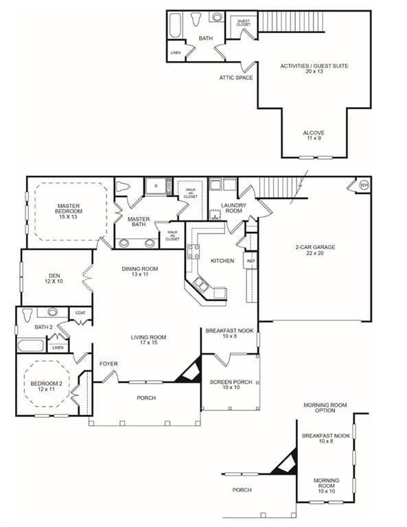 3 bedroom, 3 bathroom, 2,375 sq ft condominium for sale at 1104 Calypso Way 1104, Cumming, GA 30040 — photo 2