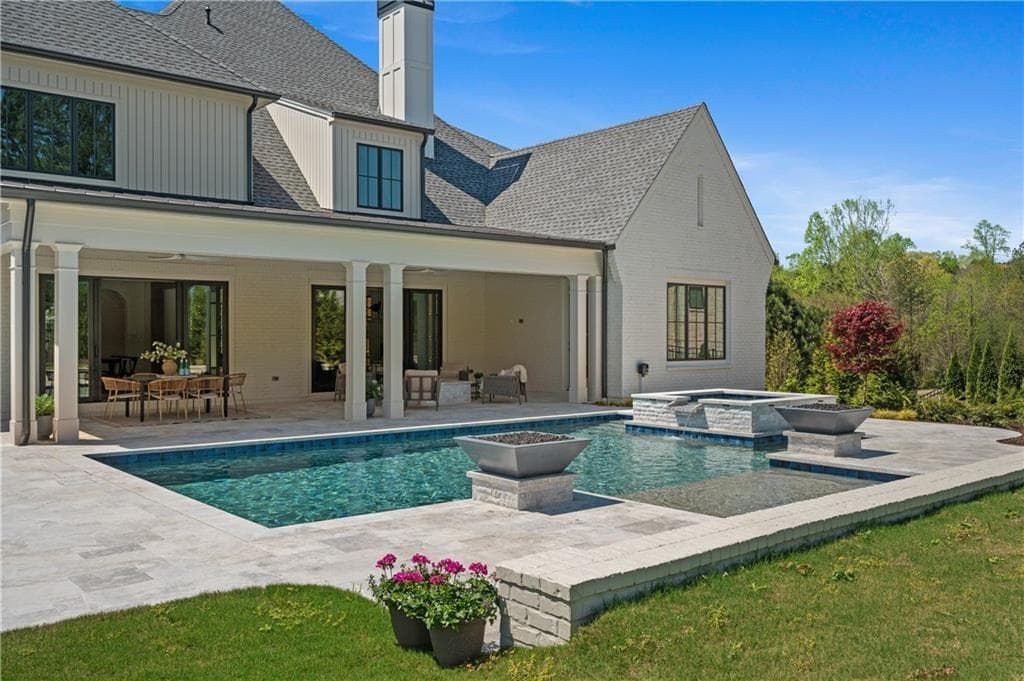 6 bedroom, 8 bathroom, 9,286 sq ft single family residence for sale at 10210 Cedar Ridge Drive, Milton, GA 30004 — photo 2