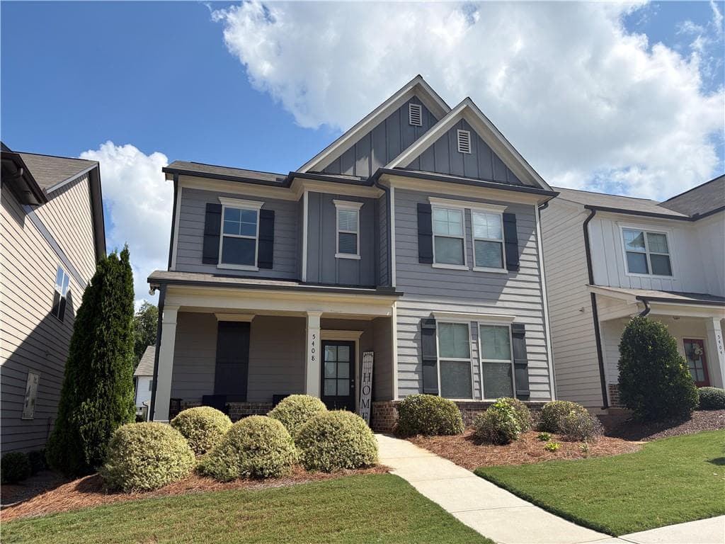 4 bedroom, 3 bathroom, 2,300 sq ft single family residence for rent at 5408 Falling Branch Court, Flowery Branch, GA 30542 for $2,200 a month — photo 1 of 23