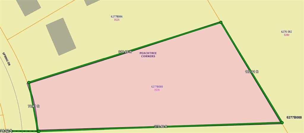 unimproved land for sale at 3535 Spring Drive, Atlanta, GA 30360