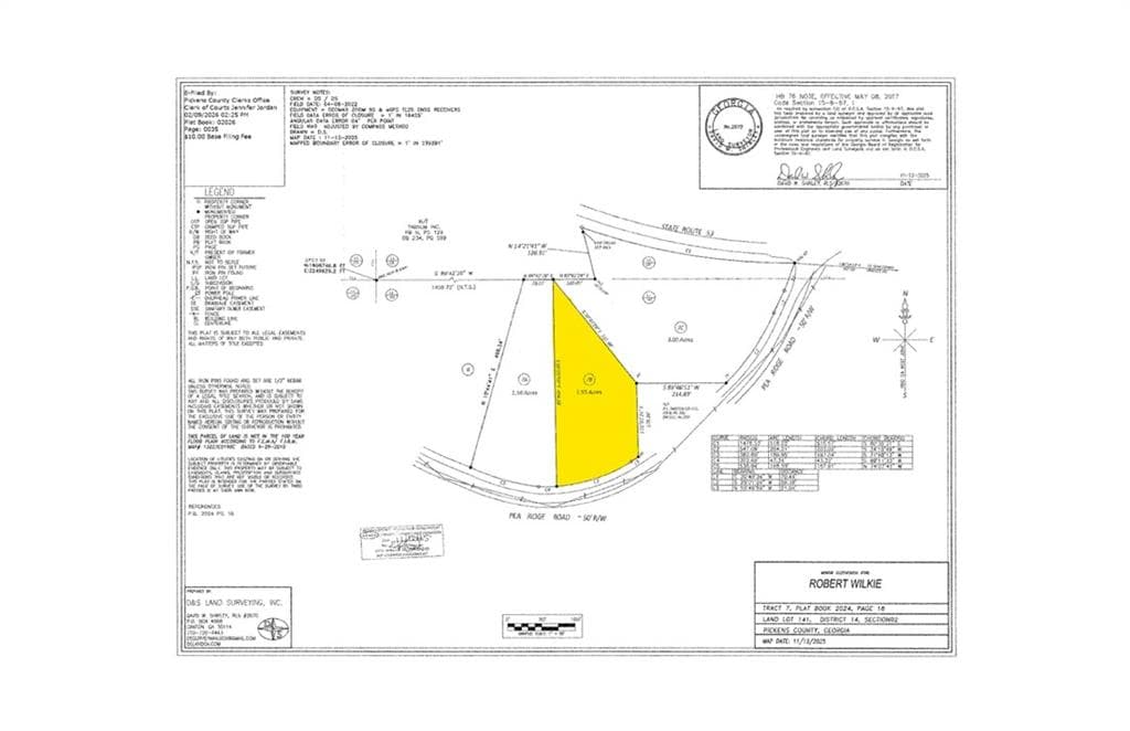 single family residence for sale at LOT 7B PEA RIDGE Road, Marble Hill, GA 30148