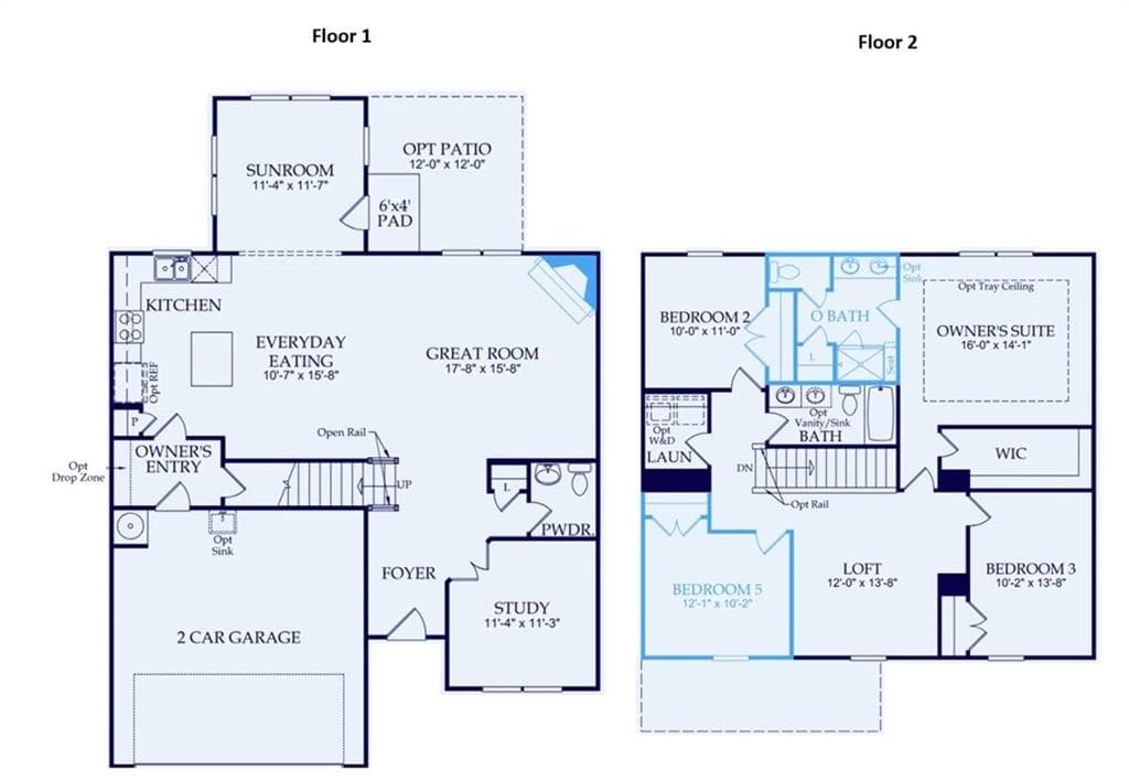 4 bedroom, 3 bathroom, 2,404 sq ft single family residence for sale at 1656 Tide Mill Rd-Lot 150, Cumming, GA 30040 — photo 3