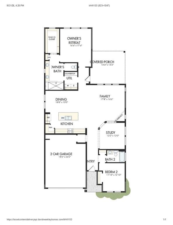 2 bedroom, 2 bathroom, 1,862 sq ft single family residence for sale at 109 Tambourine Trail, Woodstock, GA 30189 — photo 2