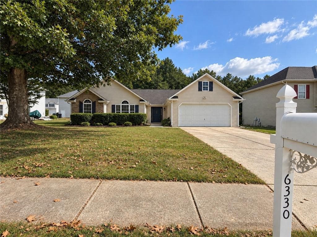 3 bedroom, 2 bathroom, 1,970 sq ft single family residence for sale at 6330 Queensdale Drive, Douglasville, GA 30135