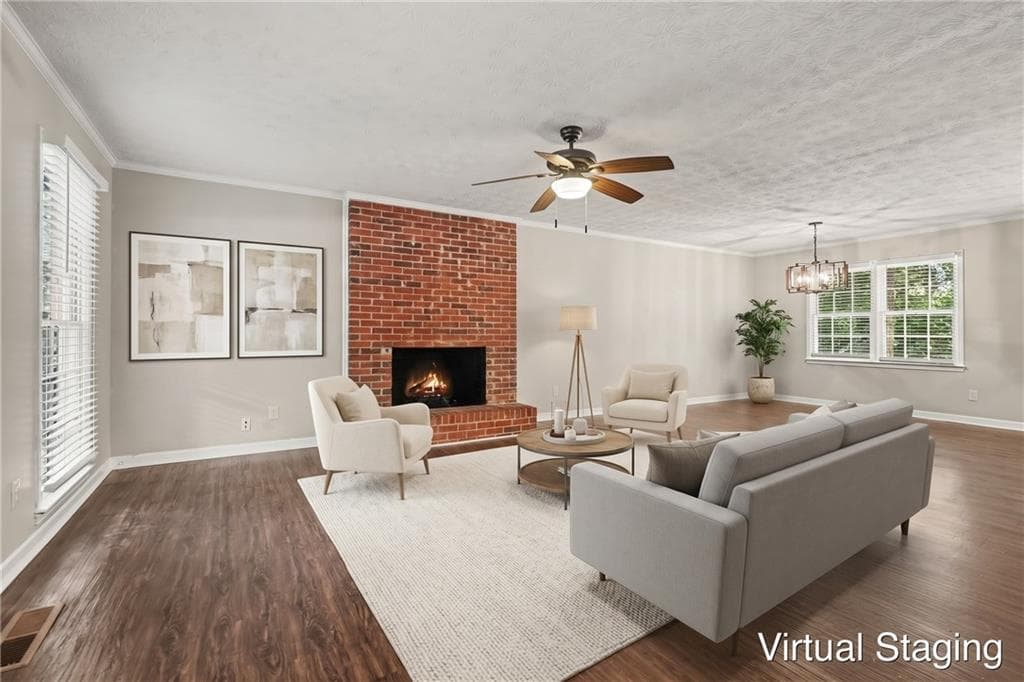 3 bedroom, 3 bathroom, 2,180 sq ft single family residence for sale at 1488 Wheeler Drive, Lawrenceville, GA 30045 — photo 2