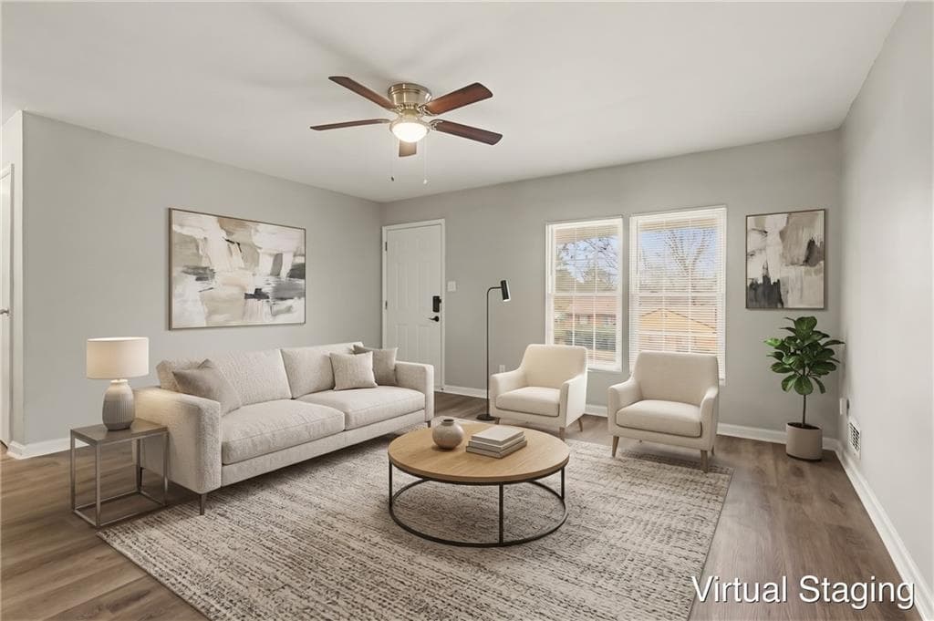4 bedroom, 2 bathroom, 1,236 sq ft single family residence for sale at 2328 Emerald Lake Court, Decatur, GA 30035 — photo 2