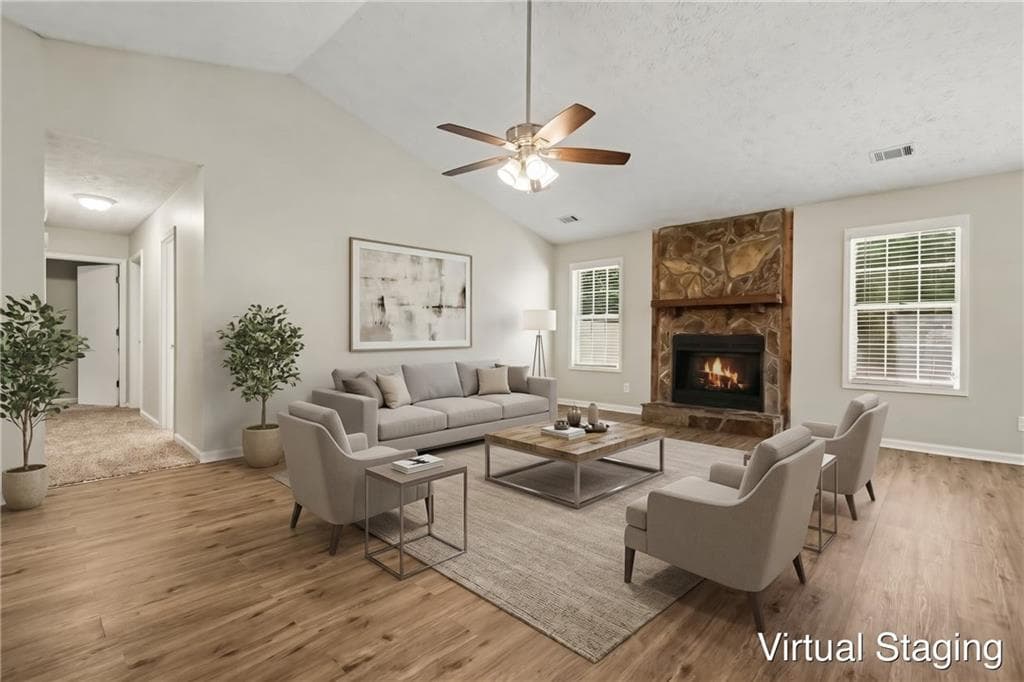 3 bedroom, 2 bathroom, 1,396 sq ft single family residence for sale at 911 Riverstone Way, Woodstock, GA 30188 — photo 4