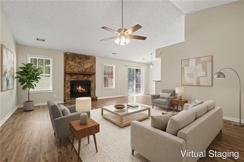 3 bedroom, 2 bathroom, 1,396 sq ft single family residence for sale at 911 Riverstone Way, Woodstock, GA 30188 — photo 6