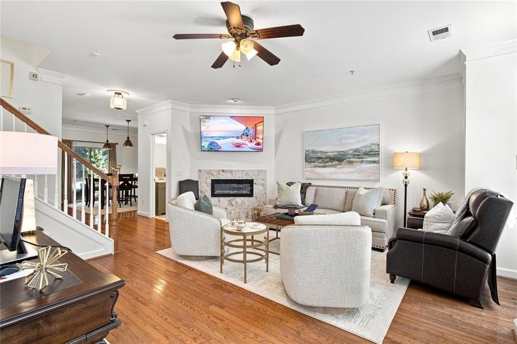 2 bedroom, 3 bathroom, 1,608 sq ft townhouse for sale at 1248 Harris Commons Place, Roswell, GA 30076 — photo 2