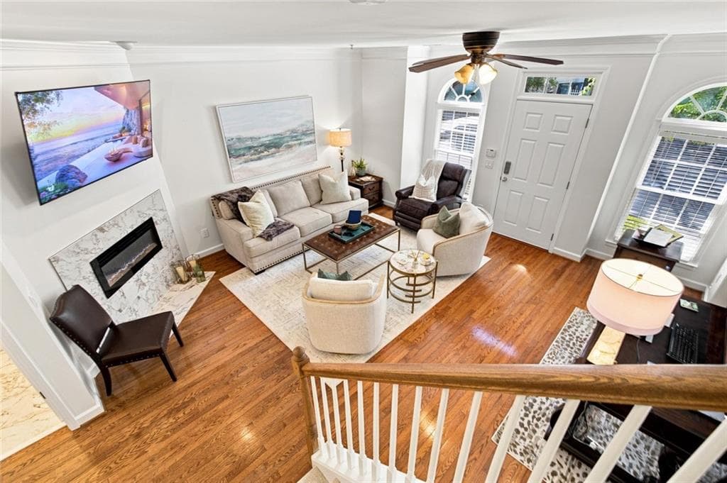 2 bedroom, 3 bathroom, 1,608 sq ft townhouse for sale at 1248 Harris Commons Place, Roswell, GA 30076 — photo 6