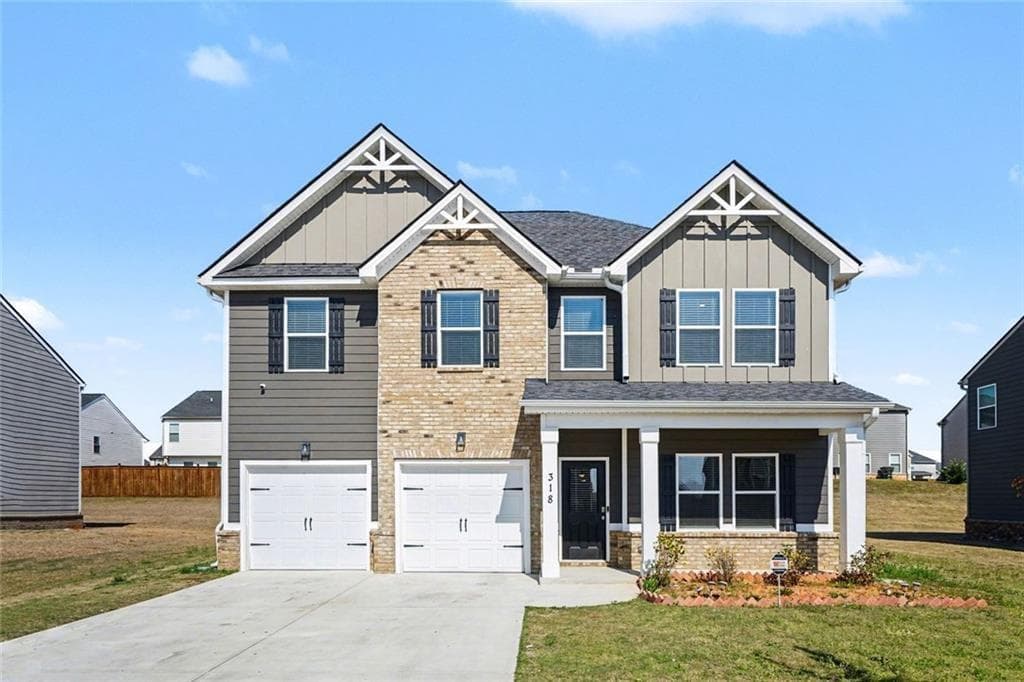 4 bedroom, 3 bathroom, 2,327 sq ft single family residence for sale at 318 W Sandy Creek Drive, Covington, GA 30014