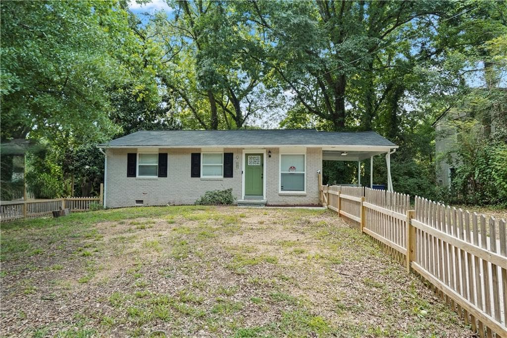 3 bedroom, 1 bathroom, 875 sq ft single family residence for sale at 3560 Fairlane Drive, Atlanta, GA 30331 — photo 1 of 43