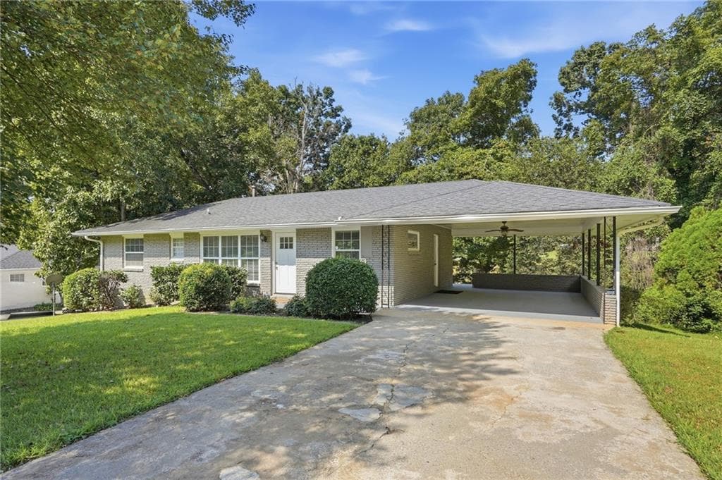 2 bedroom, 2 bathroom, 1,700 sq ft single family residence for sale at 2329 Elmwood Circle, Atlanta, GA 30339