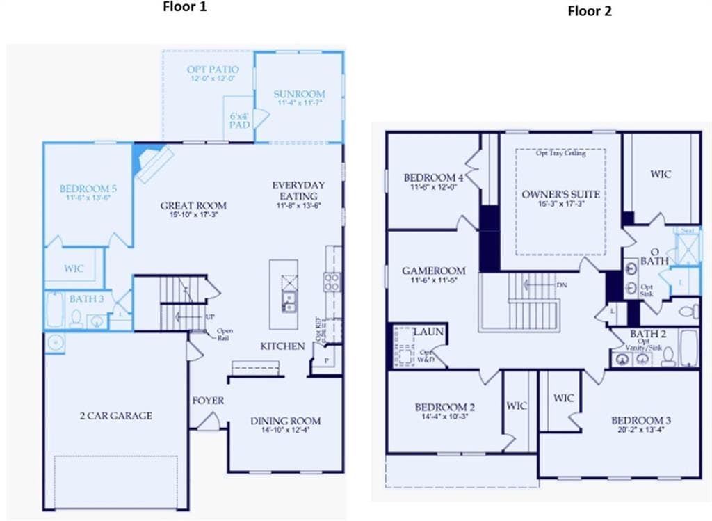 5 bedroom, 3 bathroom, 3,164 sq ft single family residence for sale at 1672 Branch Creek Dr-Lot 112, Cumming, GA 30040 — photo 2