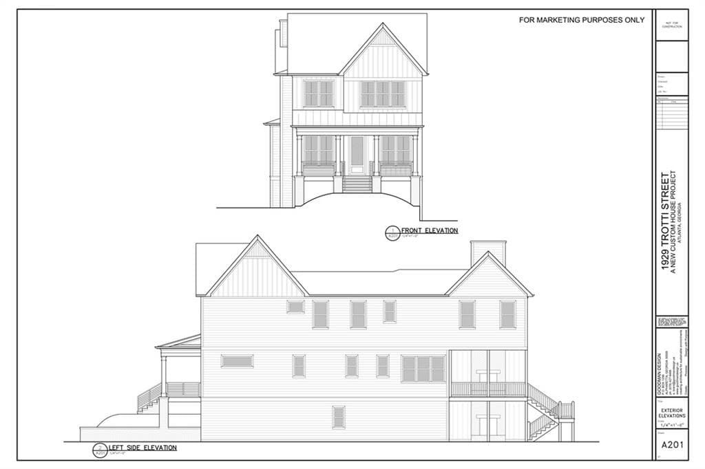 5 bedroom, 5 bathroom, 4,089 sq ft single family residence for sale at 1929 Trotti Street, Atlanta, GA 30317 — photo 2