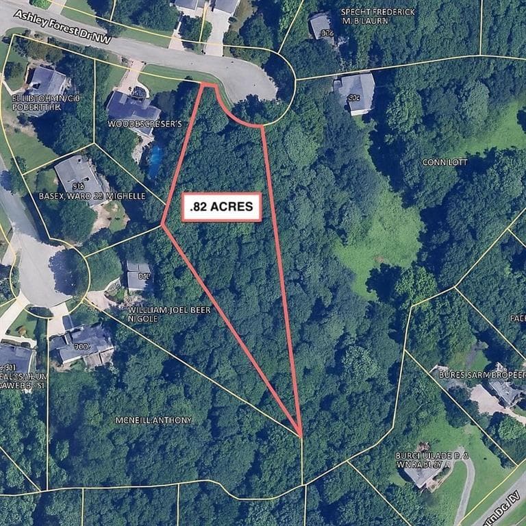 unimproved land under contract at 611 Ashley Forest Drive, Acworth, GA 30102 — photo 2