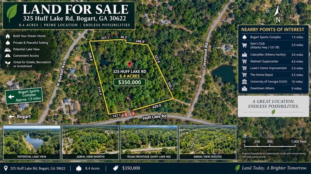 unimproved land for sale at 325 Huff Lake Road, Bogart, GA 30622 — photo 5