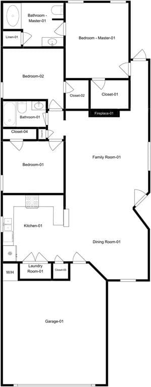 3 bedroom, 2 bathroom, 1,493 sq ft single family residence for sale at 7923 Bluefin Trail, Union City, GA 30291 — photo 3