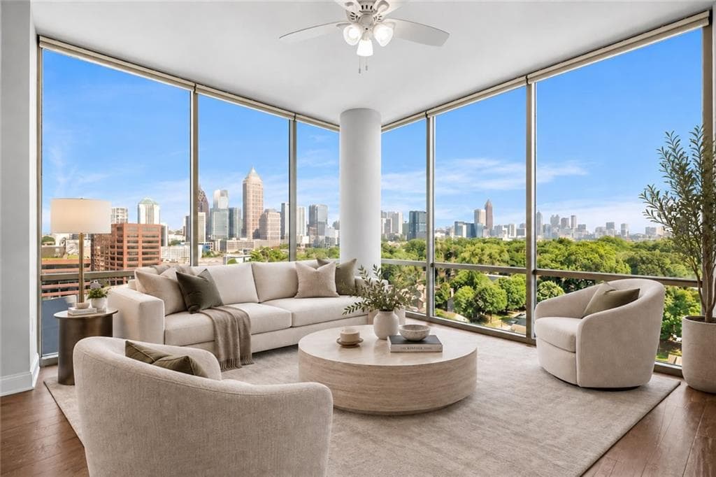 2 bedroom, 3 bathroom, 1,535 sq ft condominium for sale at 270 17th Street 1001, Atlanta, GA 30363 — photo 1 of 56