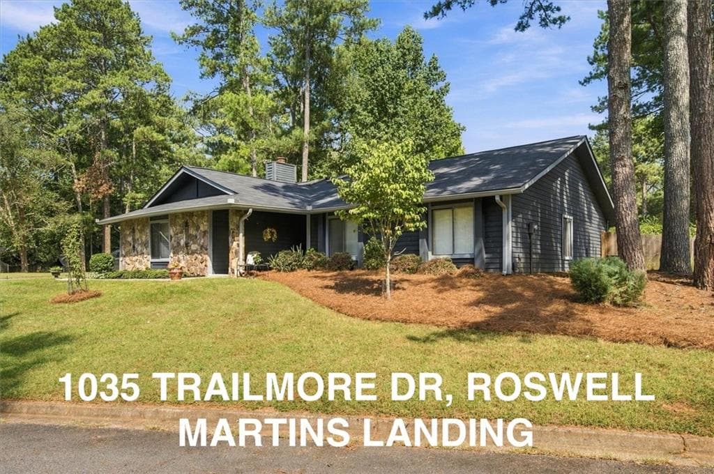 4 bedroom, 2 bathroom, 2,113 sq ft single family residence under contract at 1035 Trailmore Drive, Roswell, GA 30076