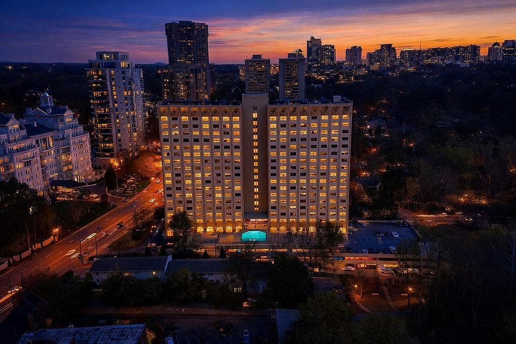 2 bedroom, 2 bathroom, 1,062 sq ft condominium for sale at 2479 Peachtree Road 1517, Atlanta, GA 30305