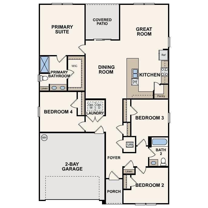 4 bedroom, 2 bathroom, 1,773 sq ft single family residence for sale at 233 Woodlake Landing, Hartwell, GA 30643 — photo 3