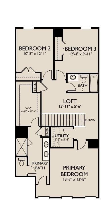 3 bedroom, 3 bathroom, 1,801 sq ft townhouse for sale at 518 Wilderling Lane, Cartersville, GA 30120 — photo 3