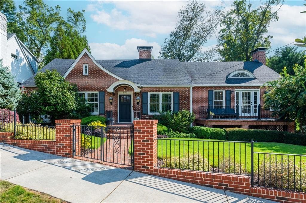 5 bedroom, 5 bathroom, 5,502 sq ft single family residence for sale at 877 Highland Terrace, Atlanta, GA 30306