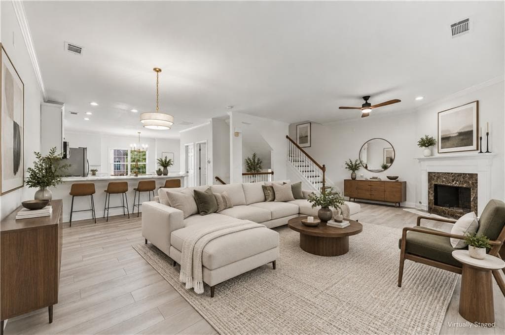 5 bedroom, 4 bathroom, 2,637 sq ft townhouse for sale at 3458 Lockmed Drive, Peachtree Corners, GA 30092