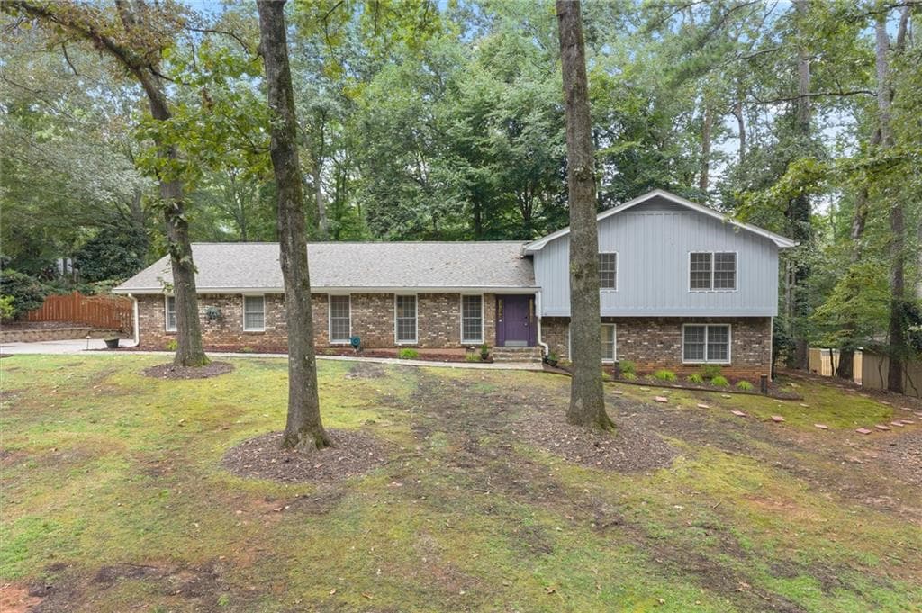 4 bedroom, 3 bathroom, 3,068 sq ft single family residence for sale at 1160 Martin Ridge Road, Roswell, GA 30076