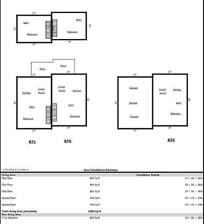 triplex for sale at 871 Ventnor Place, Marietta, GA 30008 — photo 9
