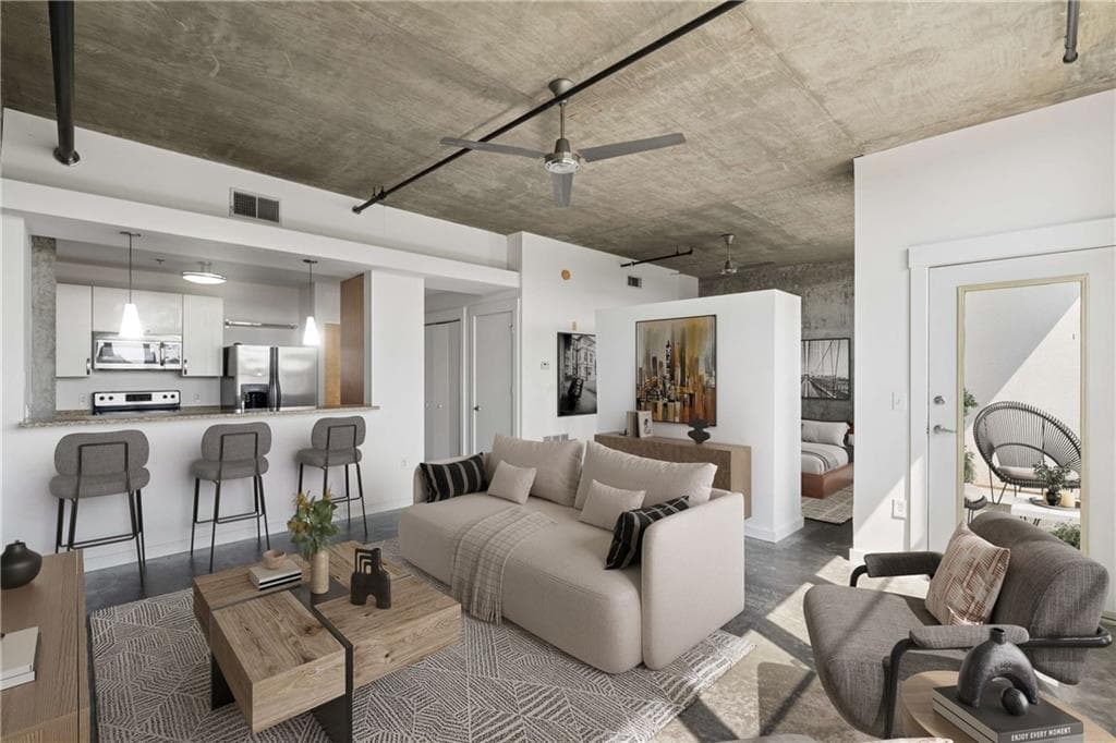 1 bedroom, 1 bathroom, 677 sq ft condominium for sale at 245 N Highland Avenue 410, Atlanta, GA 30307