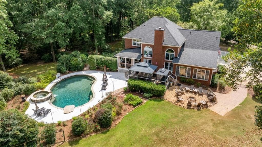5 bedroom, 6 bathroom, 5,085 sq ft single family residence for sale at 200 Acton Drive, Fayetteville, GA 30215
