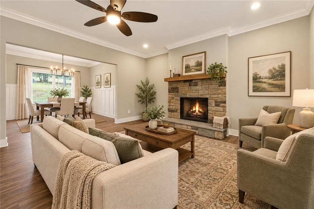 4 bedroom, 3 bathroom, 2,183 sq ft single family residence for sale at 376 Rocky Way, Williamson, GA 30292 — photo 2