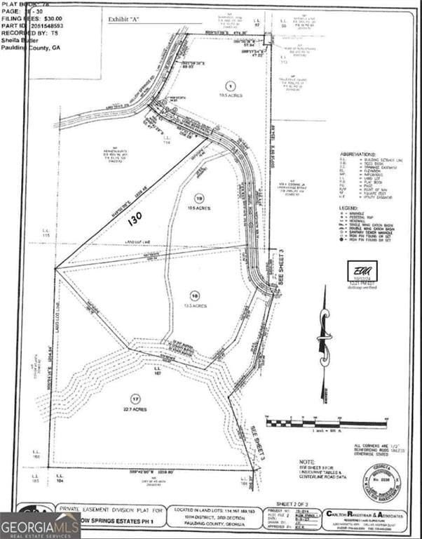 unimproved land for sale at #17 Lone Bear Path, Dallas, GA 30132