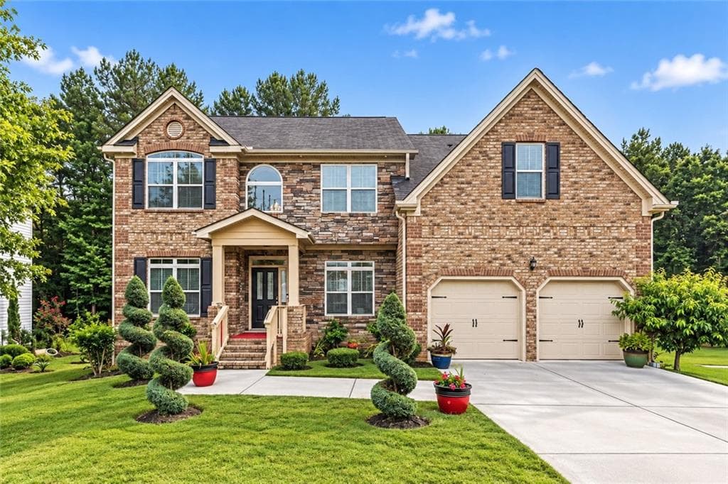 5 bedroom, 5 bathroom, 4,606 sq ft single family residence for sale at 2529 Brittany Park Cove, Ellenwood, GA 30294