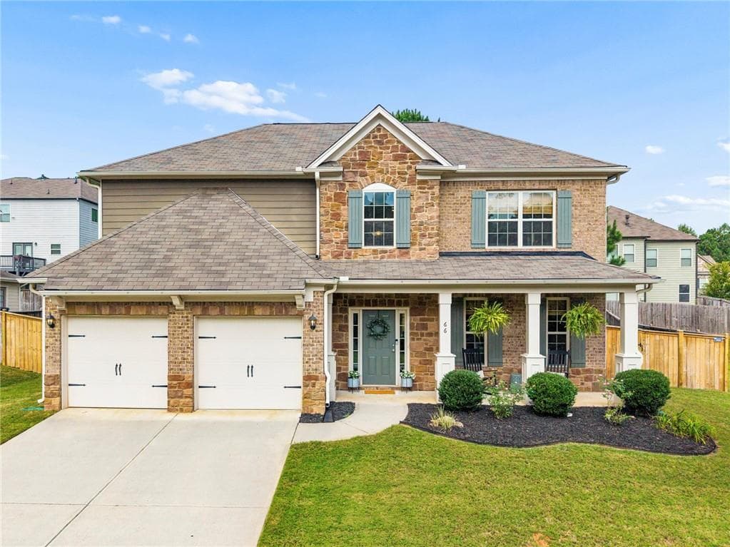 5 bedroom, 3 bathroom, 3,039 sq ft single family residence for sale at 66 Rushing Creek Trail, Dallas, GA 30132