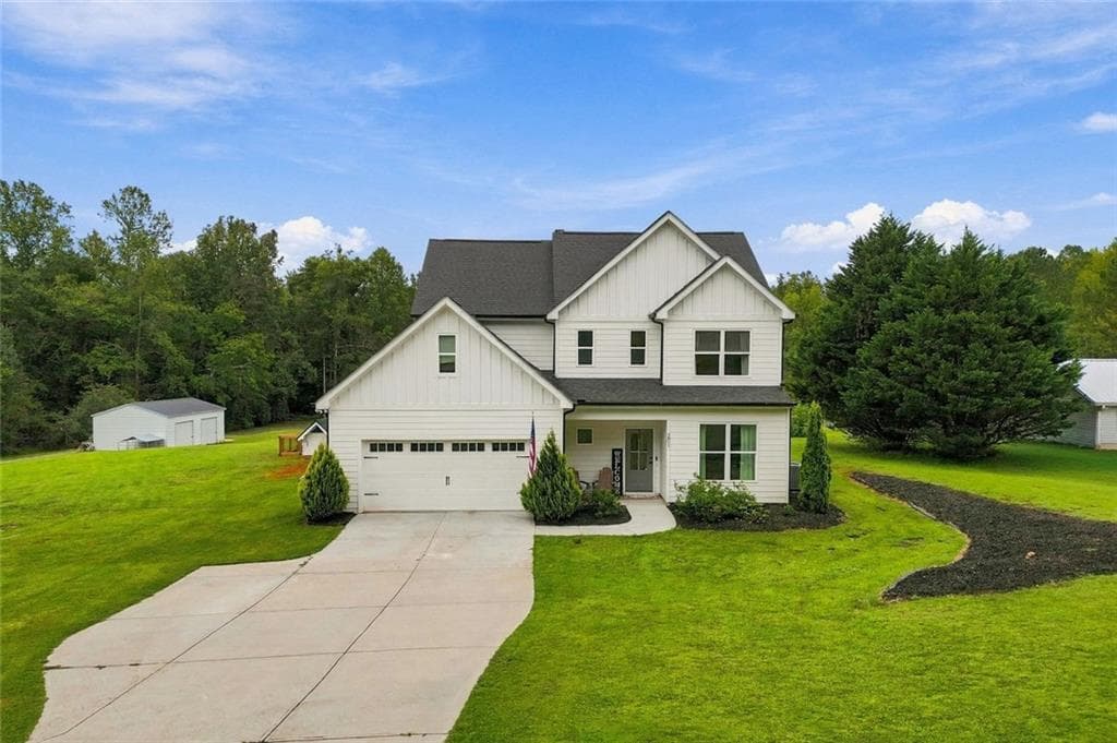 3 bedroom, 3 bathroom, 2,388 sq ft single family residence for sale at 201 Strickland Drive, Dawsonville, GA 30534