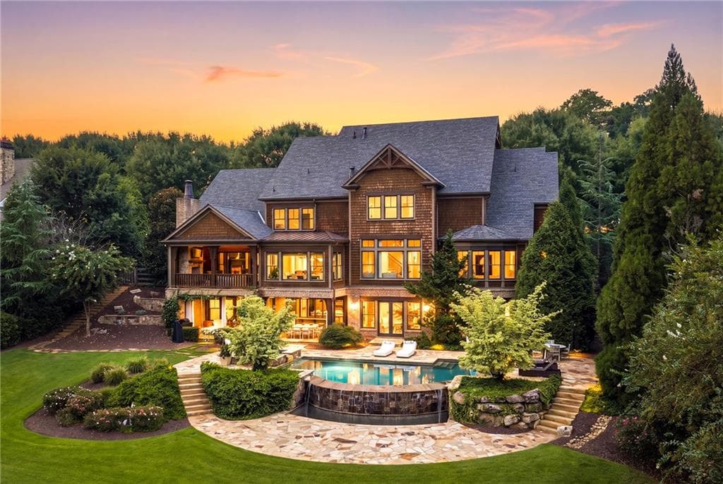 6 bedroom, 10 bathroom, 11,470 sq ft single family residence for sale at 13950 Haystack Lane, Milton, GA 30004 — photo 2