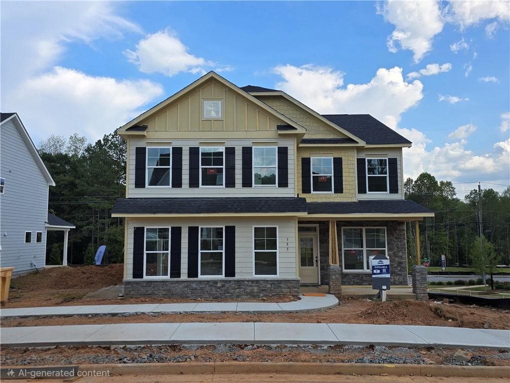 4 bedroom, 3 bathroom, 2,600 sq ft single family residence for sale at 385 Conifer Lane, Ball Ground, GA 30107