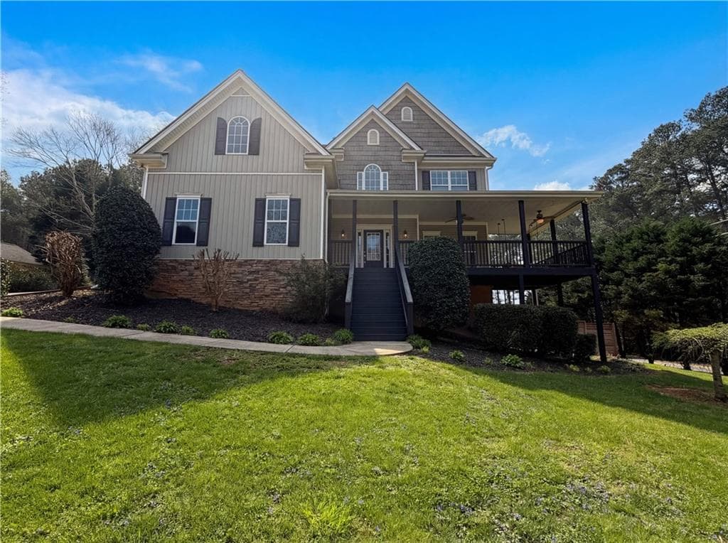 4 bedroom, 4 bathroom, 3,865 sq ft single family residence for sale at 28 Meadows Court, Dawsonville, GA 30534 — photo 1 of 31