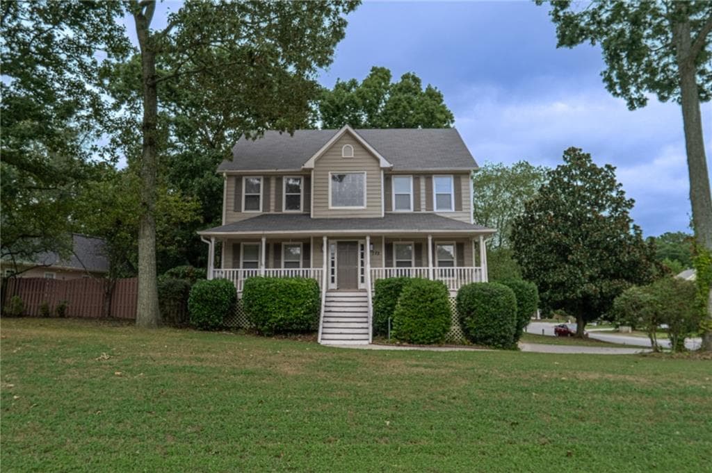 4 bedroom, 3 bathroom, 2,736 sq ft single family residence for rent at 722 Thornapple Trail, Lawrenceville, GA 30046 for $2,350 a month — photo 1 of 20