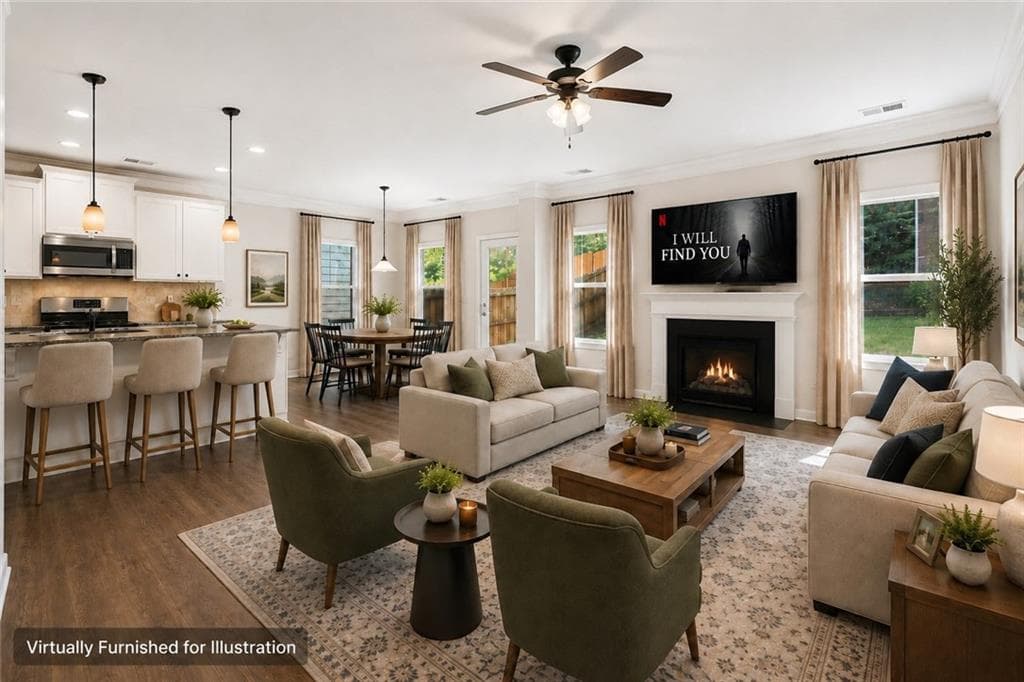 4 bedroom, 5 bathroom, 3,112 sq ft single family residence for sale at 155 Stone Manor Court, Woodstock, GA 30188 — photo 10