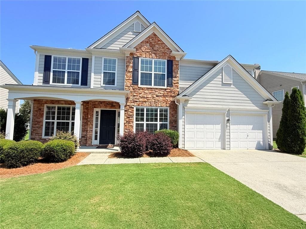4 bedroom, 3 bathroom, 2,288 sq ft single family residence for sale at 8080 Friarbridge Drive, Suwanee, GA 30024 — photo 1 of 82